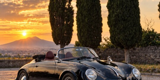 Porsche 356 speedster nera