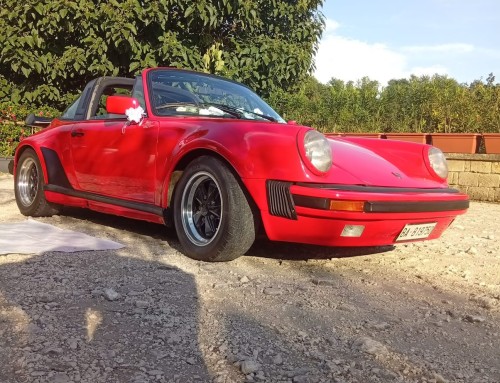 Auto Epoca Spyder Porsche 911 Targa rossa
